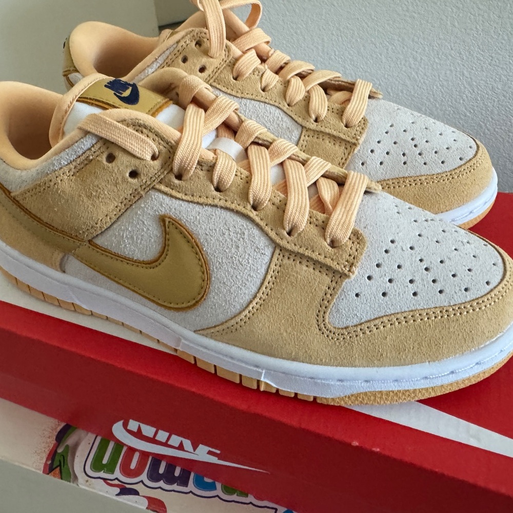 Women size 7 Nike Dunk Low LX Celestial Gold NWT